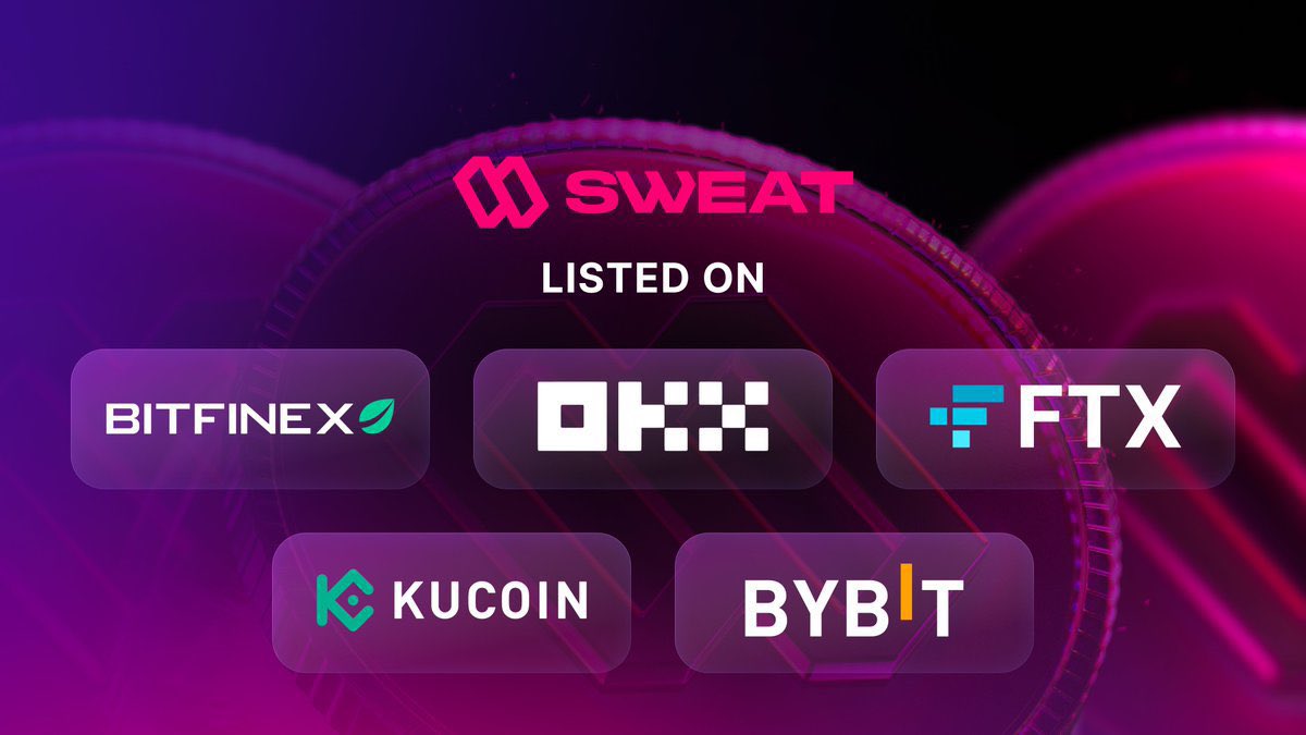 sweatcoinの上場先