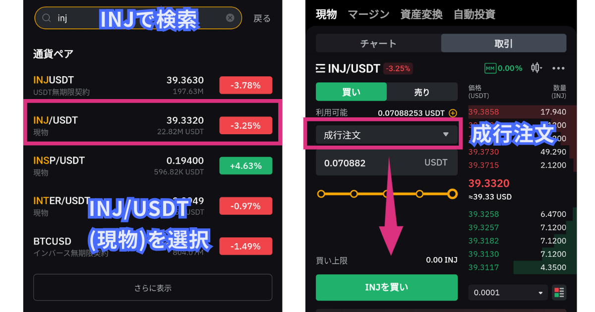 仮想通貨INJ(Injective)の買い方