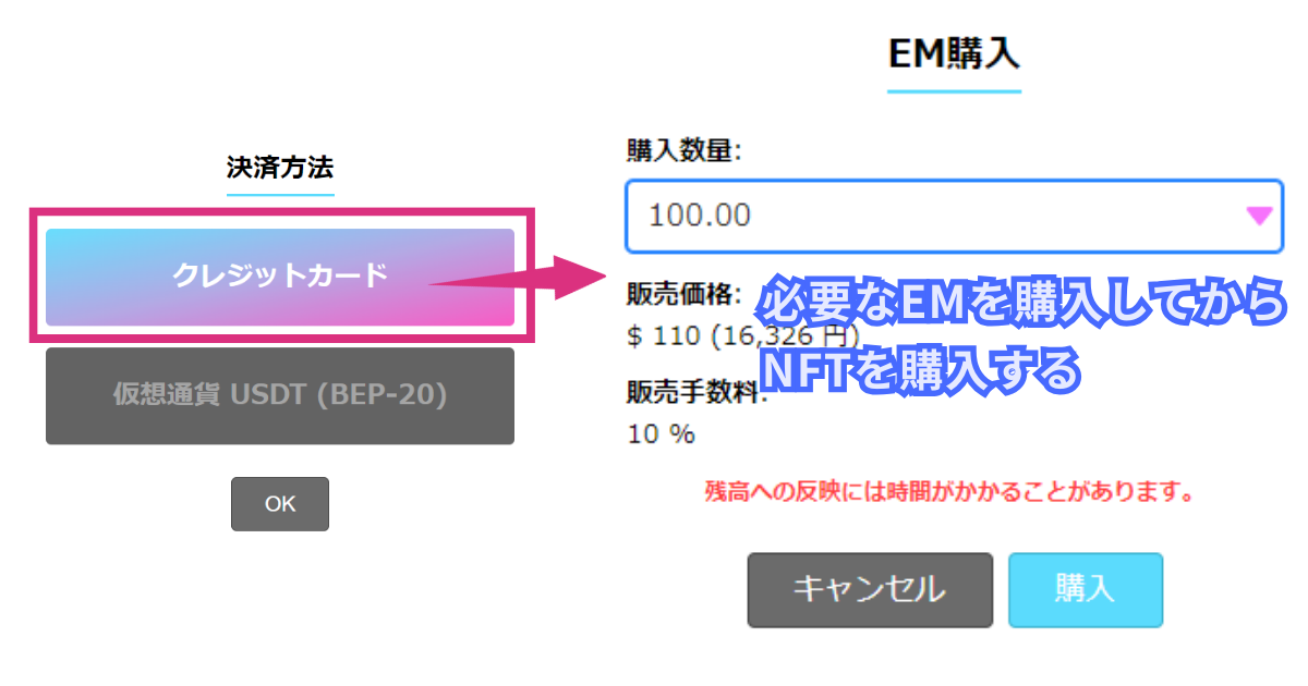 エレメンタルストーリーワールドのNFTの入手方法