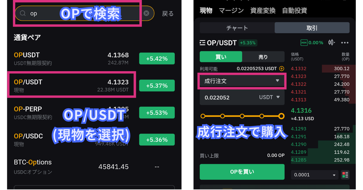 仮想通貨OP(オプティミズム)の買い方