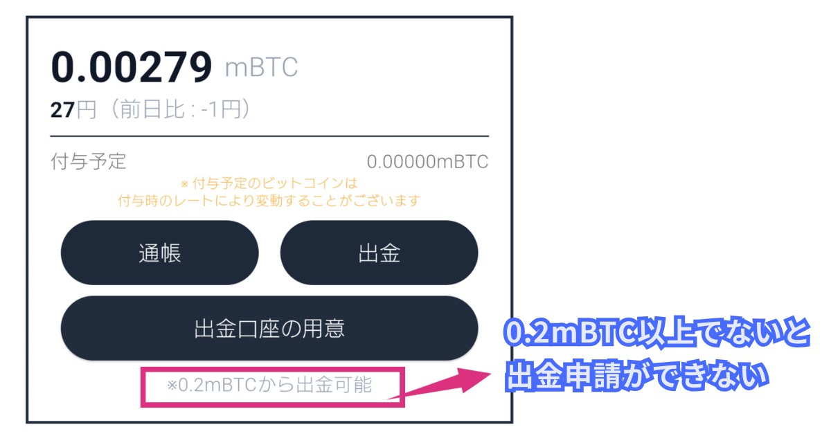 ビットウォークで出金できない原因