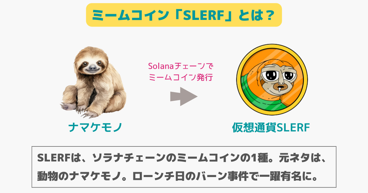 仮想通貨SLERFとは？