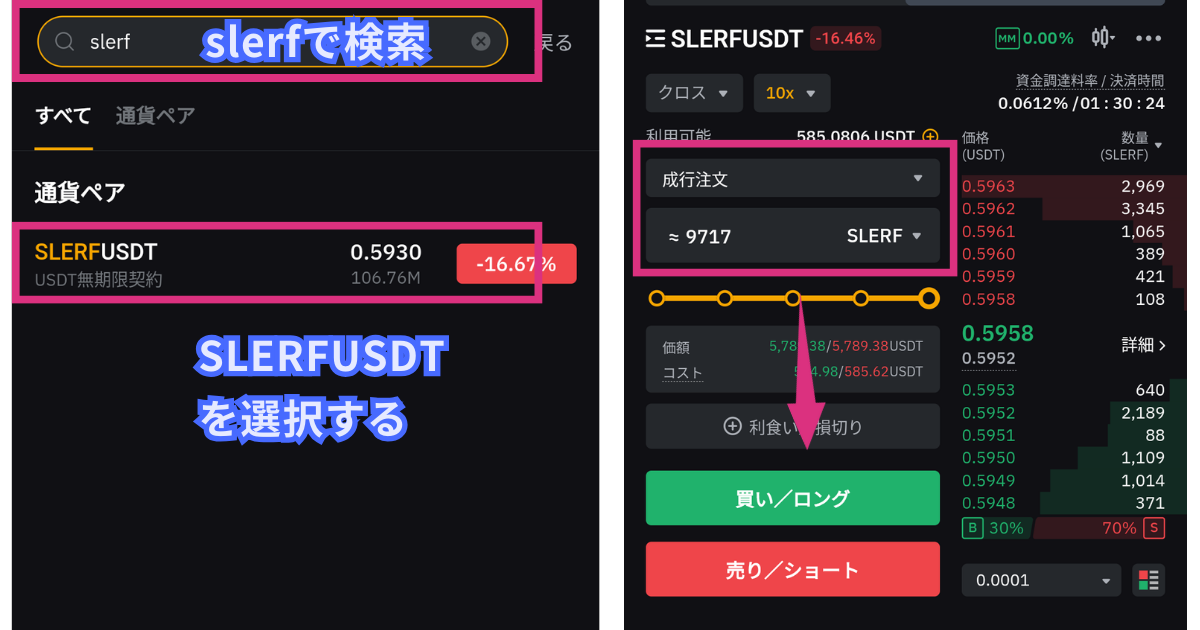 仮想通貨SLERFの買い方・取引方法